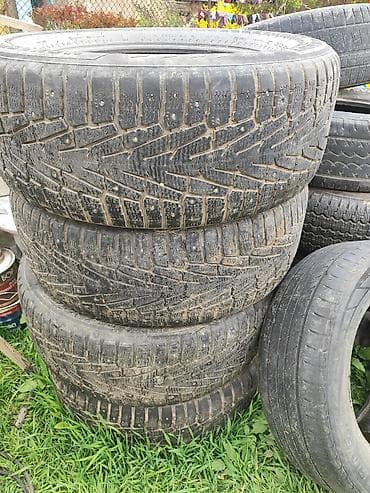 lexus es 2004: Шины 255 / 60 / R 18, Зимняя шипованная, Комплект, Внедорожные (АТ/МТ), Nokian — 1