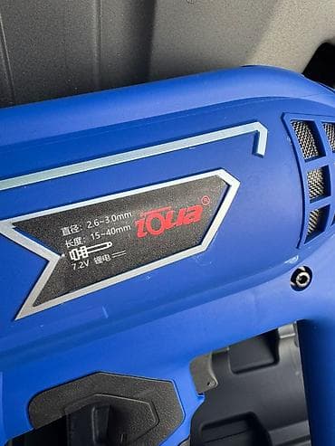 Ножовки: Аккумуляторный гвоздезабивной/скобозабивной пистолет TOUA (синий) в — 7