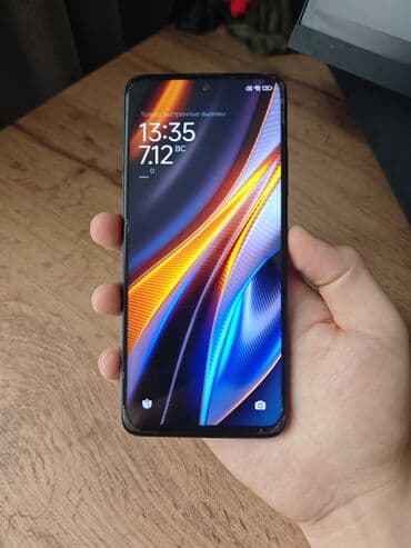 телефоны xiaomi redmi 10 с: Poco X4 GT, Колдонулган, 256 ГБ, түсү - Боз, 2 SIM — 1