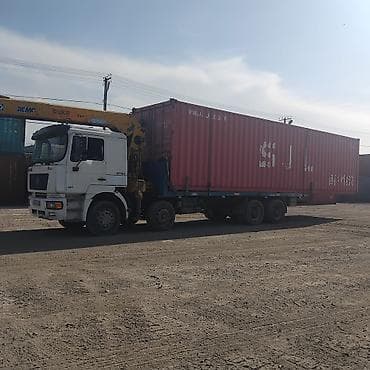 Услуги автокрана-манипулятора для перевозки и погрузки контейнеров -