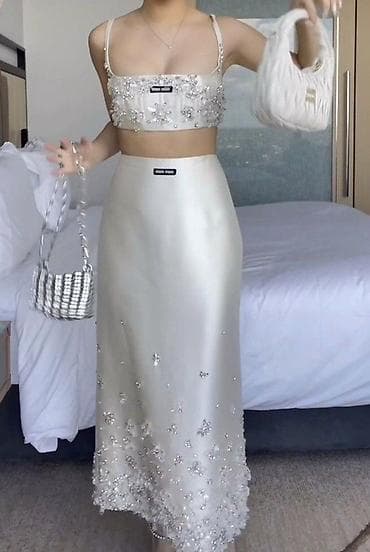 Одежда для пляжа: Нарядные женские комплекты на заказ 1) Трикотажный комплект из — 3