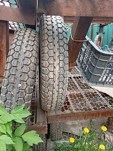 Промышленная платформенная тележка на пневмоколёсах - Тип: ручная — 2