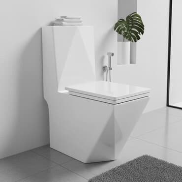 устанавливаем унитазы: Унитаз Напольный, Новый, Материал: Фарфор — 1