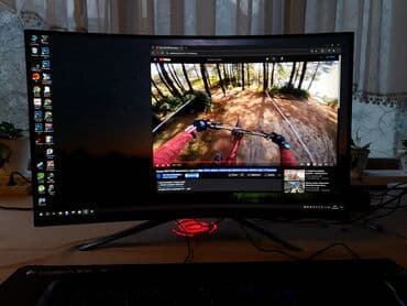 мониторы бу бишкек: Монитор, Asus, Б/у, 31" - 32" — 7