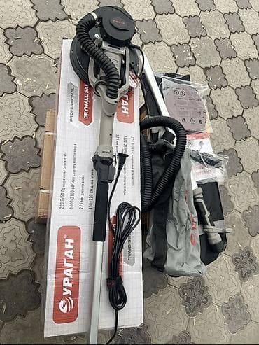 шлифовка стен жирафом цена: Шлифовальная машина по гипсокартону (жираф) Ураган Описание: - — 3