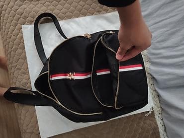 tech flis: Рюкзак Tommy Hilfiger, черный, классический городской стиль. - — 1