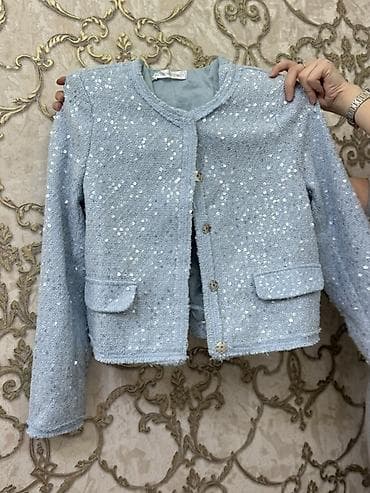 пиджак твидовый: Жакет из твида с пайетками звонить по номеру: 0998-862-842 - Цвет — 1