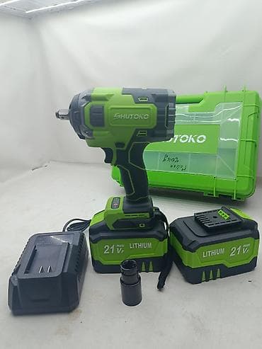 Аккумуляторный ударный гайковерт SHUTOKO 21V (бесщеточный) в кейсе - — 5