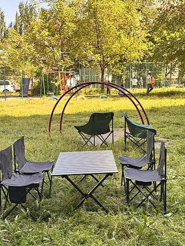 Мебель: Складной походный комплект мебели: стол + 4 стула - Назначение — 3