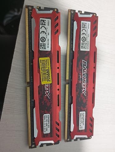 i7 3: Оперативная память, Б/у, Crucial, 16 ГБ, DDR4, 2666 МГц, Для ПК — 2