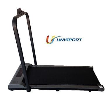 Спорт жана эс алуу: Беговая дорожка Unisport — компактная домашняя модель для ходьбы и — 1