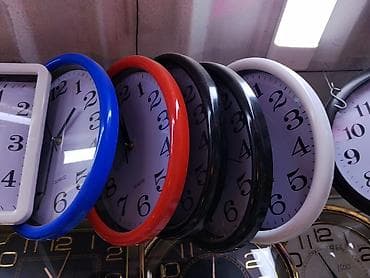 berber mirror second hand: Настенные кварцевые часы с крупным циферблатом - Тип: кварцевые — 1