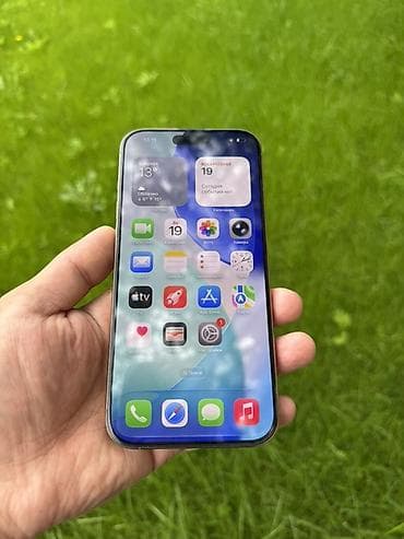 nokia 220: IPhone 16 Pro Max, Б/у, 256 ГБ, Natural Titanium, Защитное стекло, 98 % — 2