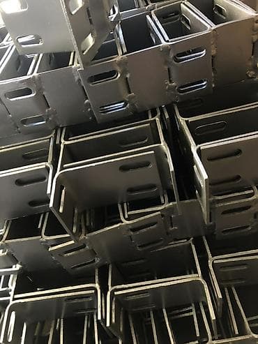 Кронштейн металлический монтажный (уголок усиленный) - Материал