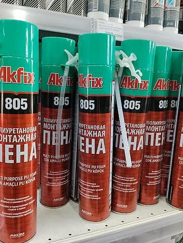 пена акфикс: Полиуретановая монтажная пена Akfix 805 - Универсальная монтажная — 1
