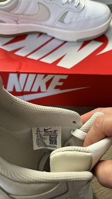 Туфли: Мужские кроссовки, 40.5, 41, 41.5, Nike, Новый, цвет - Белый, Самовывоз, Платная доставка — 3