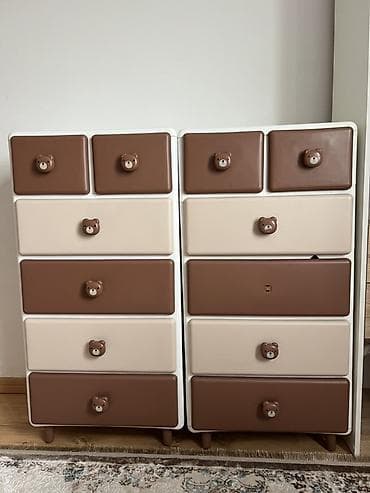 o store: Детский комод, Без пеленального столика, Другой материал, цвет - Бежевый — 1