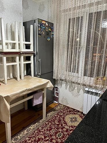 osh flats: 2 комнаты, 56 м², 105 серия, 1 этаж, Евроремонт — 8