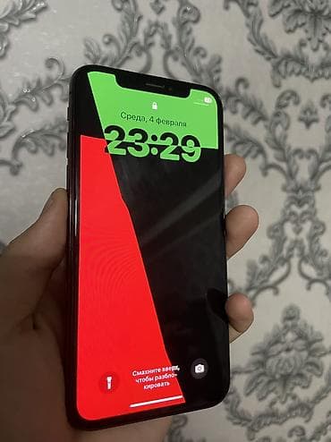 redmi 40: IPhone X, Б/у, 64 ГБ, Черный, 100 % — 1