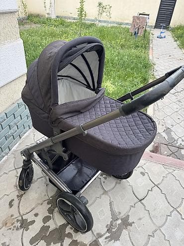 Коляска, Другой бренд, цвет - Голубой, Б/у, Самовывоз