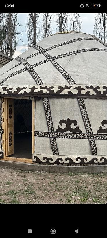 pull and: Аренда юрты, Каркас Металлический, 60 баш, С полом, Самовар, Стол — 6
