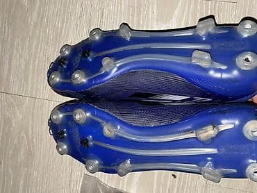 Боз үй: Футбольные бутсы Adidas F50, синий цвет. - Легкий верх без шнурков с — 4