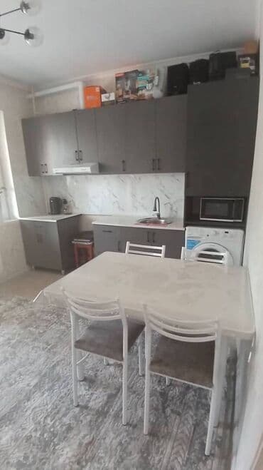 сдаю квартиру микрорайон кокжар: 1 бөлмө, 53 кв. м, Элитка, 8 кабат, Дизайнердик ремонт — 3