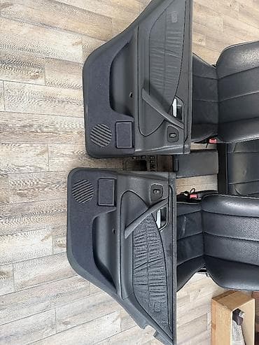 3 uz: Продается на w210 салон черная кожа электро сидения дверные карты — 10