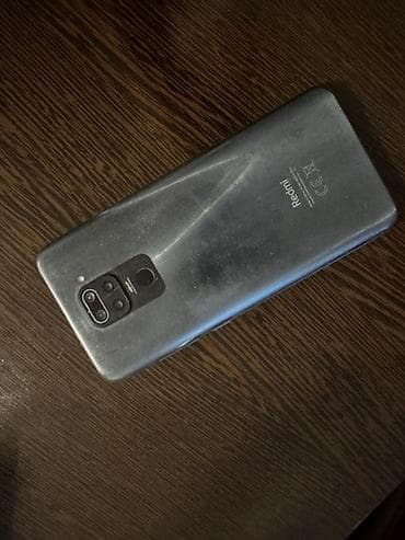 pls 4: Redmi, Redmi Note 9, Б/у, 128 ГБ, цвет - Серый, 2 SIM — 1