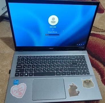 Ноутбук, Acer, 16 ГБ ОЗУ, Intel Core i5, 15.6 ", Б/у, Для работы, учебы, память SSD