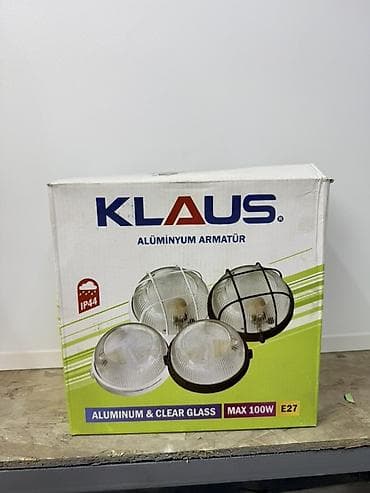 светильник 60х60: Настенно‑потолочный светильник KLAUS (алюминиевый корпус + прозрачное — 1