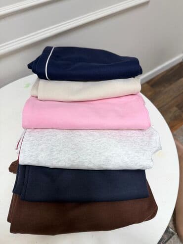 Спорттук кийим: Женский спортивный костюм из мягкого трикотажа - Цвет: светло‑серый — 9