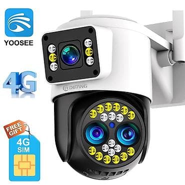 Камера Yoosee 4G 📶 и WiFi 🛜! Модель Yoosee 5 мегапикселейный 10Х зум at lalafo.kg Камера Yoosee 4G 📶 и WiFi 🛜! Модель Yoosee 5 мегапикселейный 10Х зум