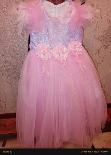 детский домик бишкек цена: Детское платье, цвет - Розовый, Новый — 5