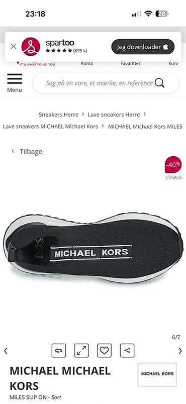 Кроссовки, 37, Michael Kors, Новый, цвет - Черный