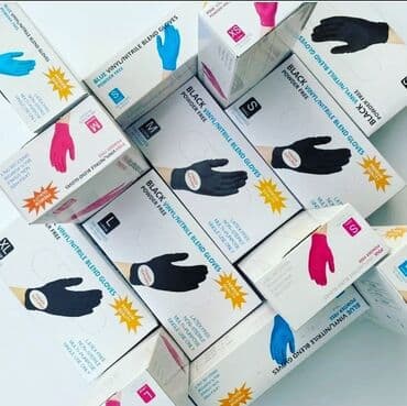 перчатки нестерильные цена бишкек: Перчатки нитрилвинил От 10 упаковок по 220с, от 20 упаковок по 210с — 1