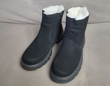 варежки вязанные: Зимние замшевые мужские ботинки с натуральным мехом Причина продажи- — 1