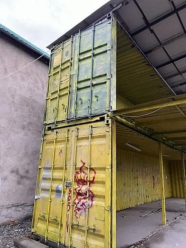 Модульный комплекс из морских контейнеров, 2 уровня. Состав и