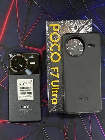 Poco F7 Ultra, 512 ГБ, цвет - Черный, В рассрочку, 2 SIM