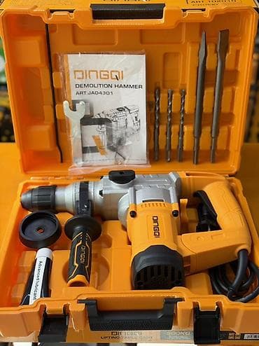 Отбойный молоток/перфоратор DINGQI JA04301 в кейсе. Основные