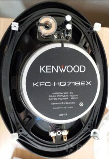 машны: Овальные динамики KENWOOD KFC-HQ 718EX 400W | ОРИГИНАЛ Описание — 2