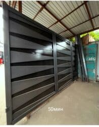 металические ворота: Комплект декоративных металлических ворот и секций ограждения — 27