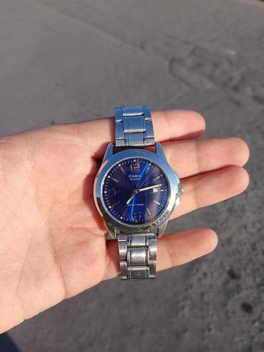 обычные часы: Классические часы часы, Casio, Япония, Водонепроницаемые, Мужские, Б/у — 3