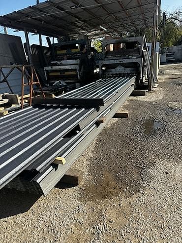 Профнастил: Профнастил гофрированный из оцинкованной стали - Тип — 1