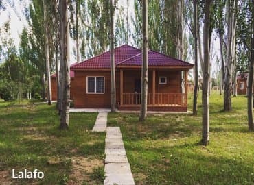 санатория: Коттедж, коттедж сруб ЦО Аврора, Бостери, Детская площадка, Парковка, стоянка, Охраняемая территория — 1