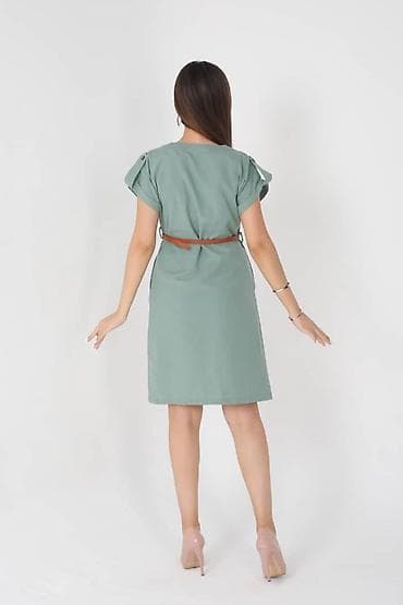 мурской кийим: Платье размер 42-52/ ткань лён дорогой — 2