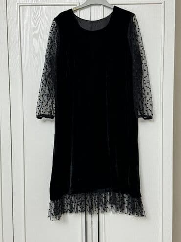 платья трапеция для полных: Нарядные платья (женские), 4 модели. 1) Черное бархатное платье — 1