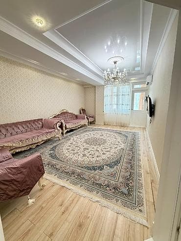 Квартиры: 3 комнаты, 106 м², Асанбай мкр Элитка, 5 этаж, Дизайнерский ремонт — 5