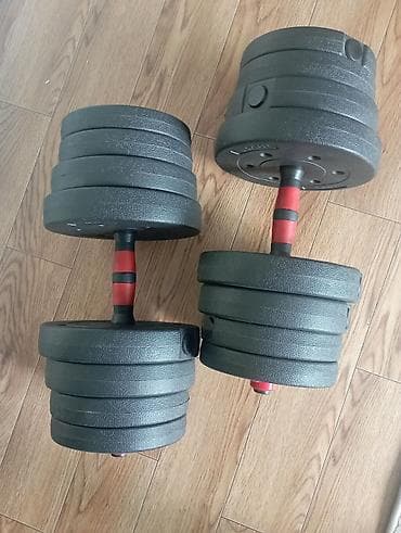 Гантели: Разборные гантели с регулировкой веса (пара)
Каждый по 15кг — 1