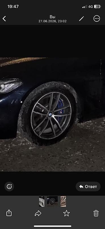e60 m5: Колеса в сборе <25 / R 18, Зима, Б/у, Легковые, Литые, отверстий - 5 — 1